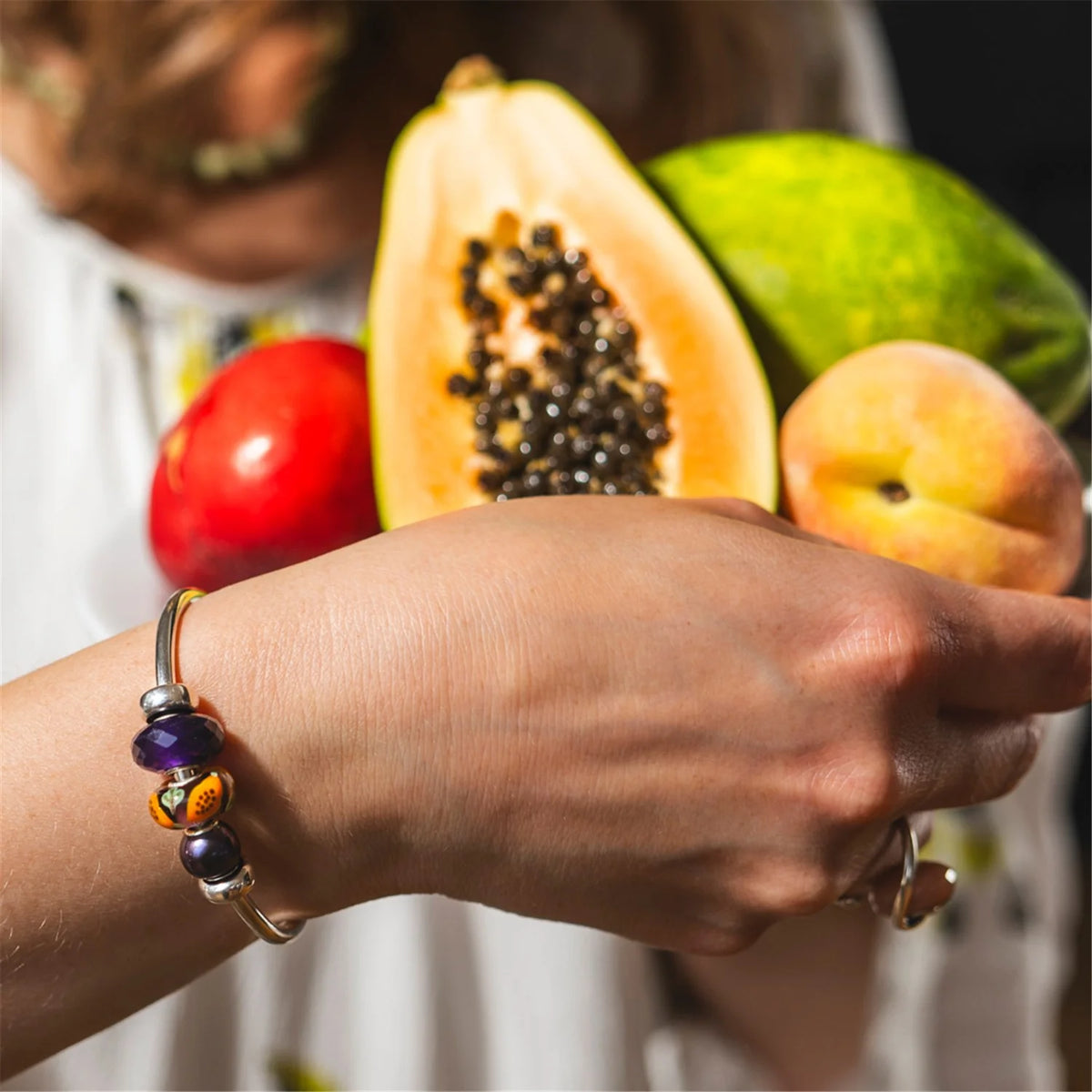 Papaya Bead