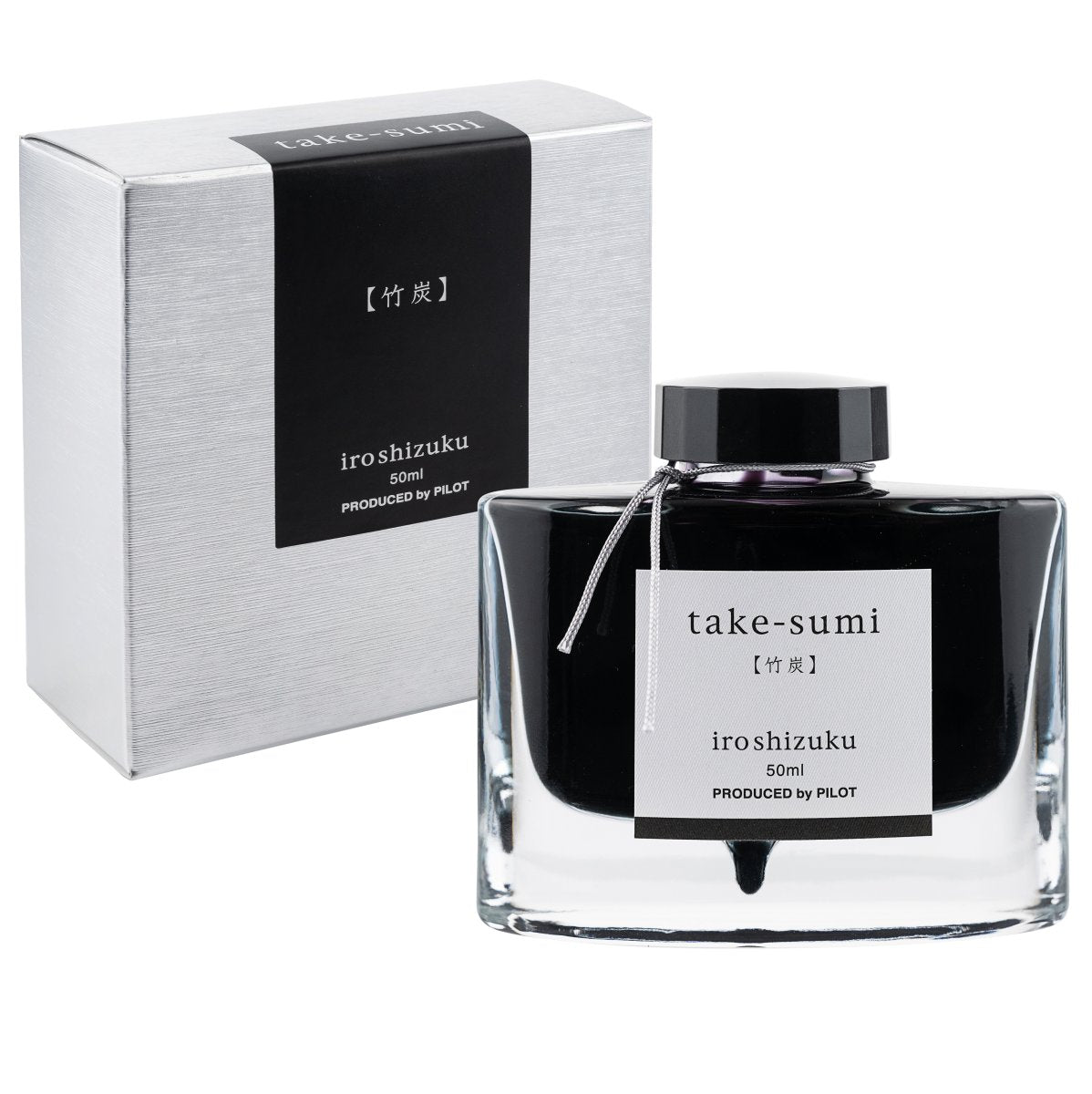 Pilot Iroshizuku Take-sumi 50ml ink bottle and box