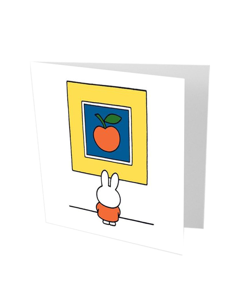 Miffy Art Galleries Apple Greeting Card
