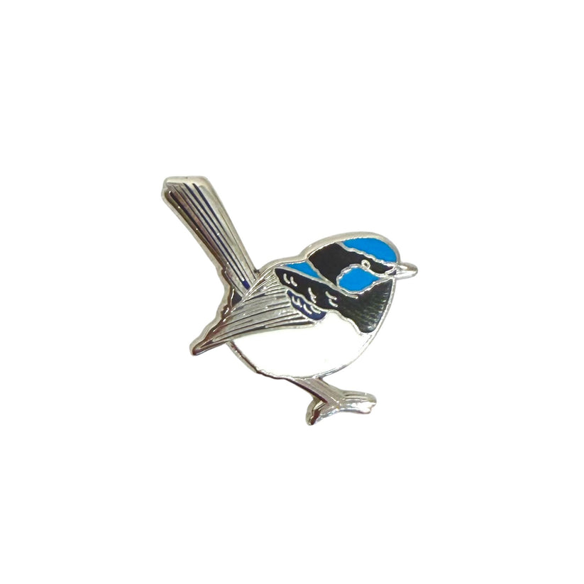 Superb Fairy Wren Enamel Pin