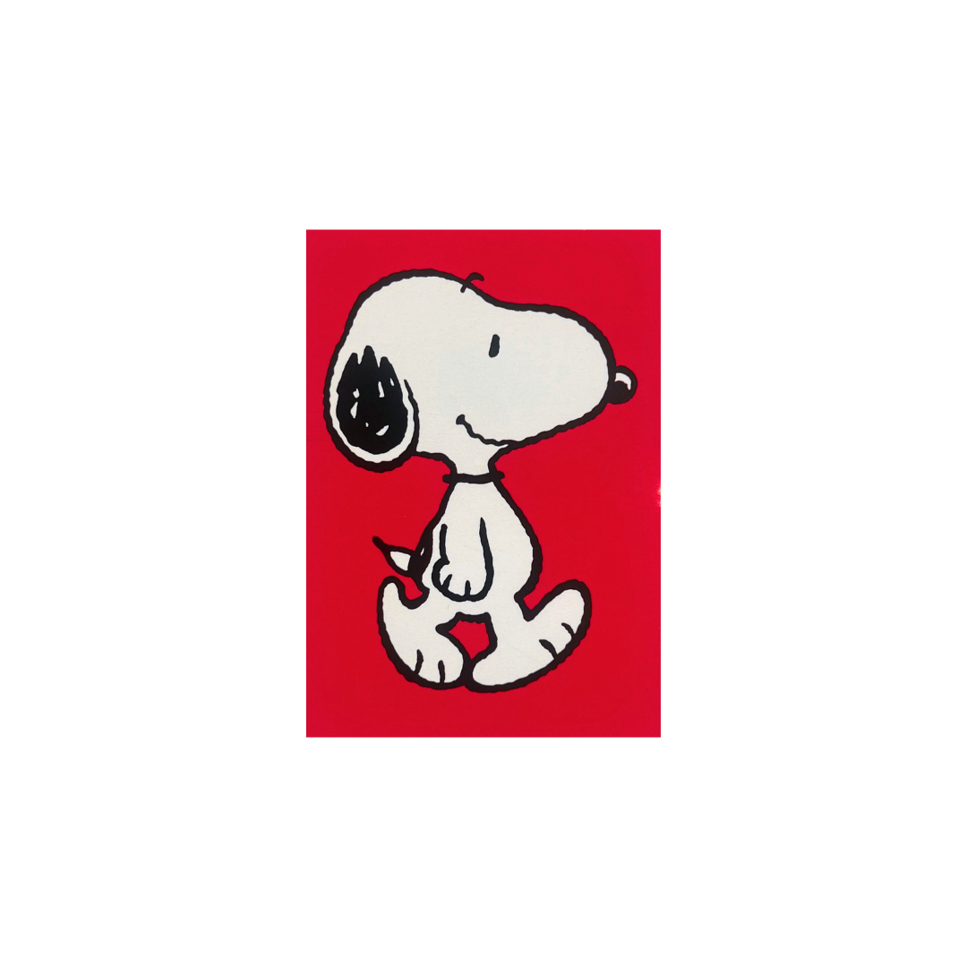 Snoopy Walking Mini Greeting Card