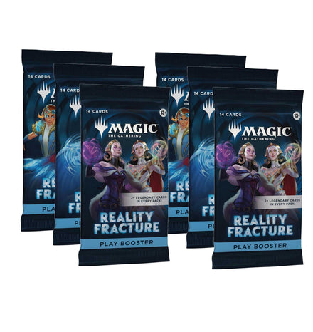 Magic: The Gathering Reality Fracture Play Booster 6 Pack Bundle