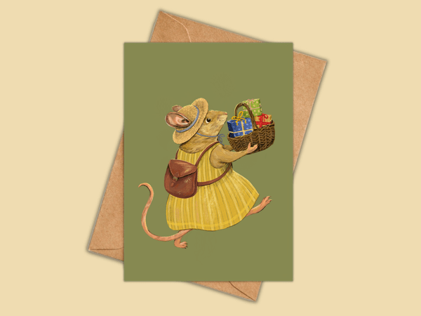 Greeting Card - House Mouse - Mu Shop