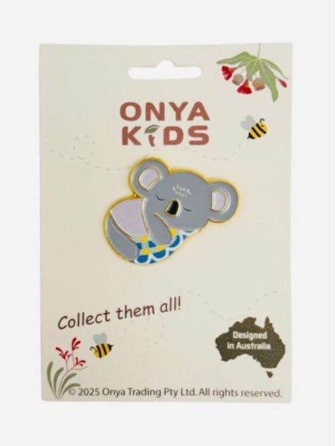 Onya Kids Enamel Pin - Sleeping Koala - Mu Shop