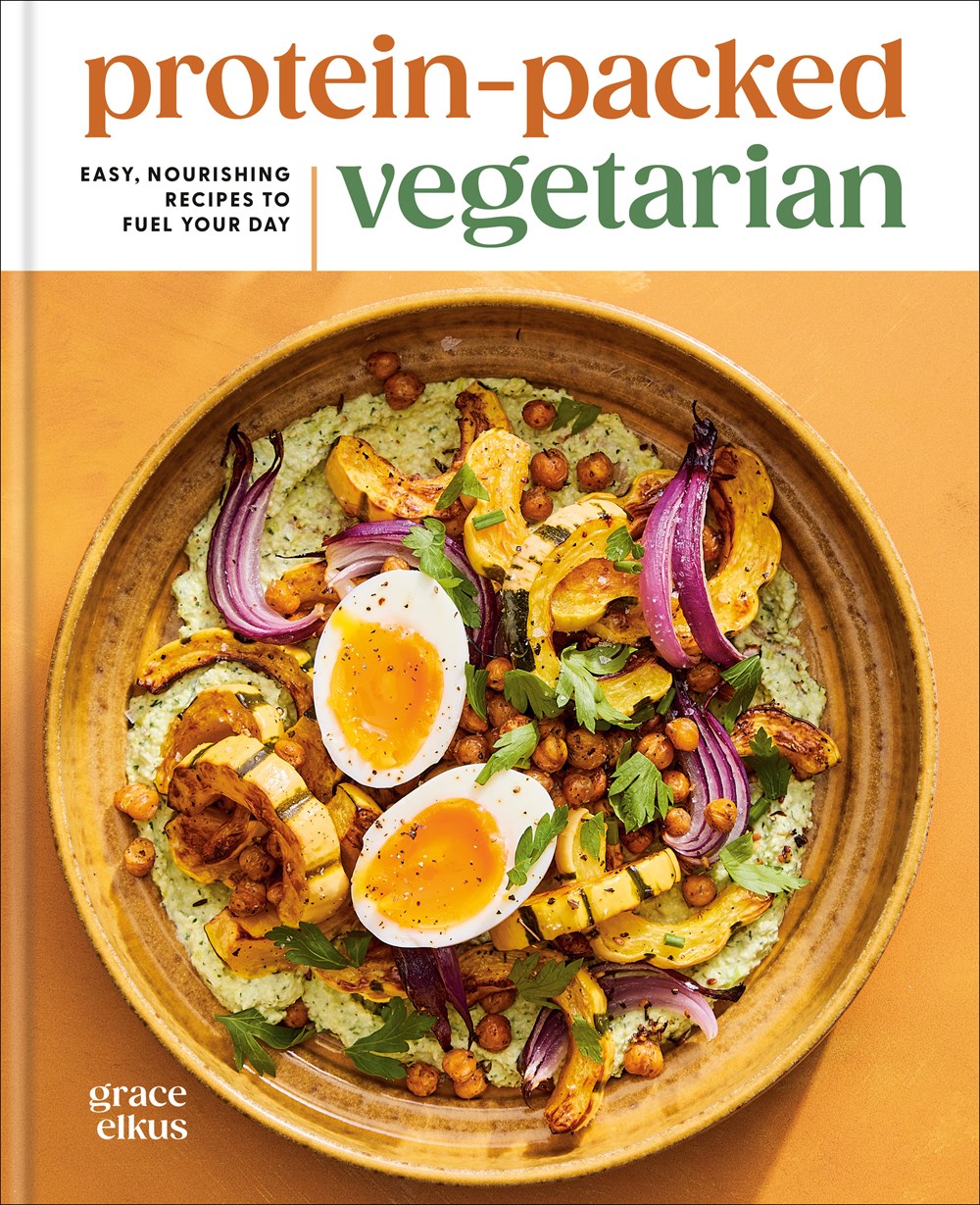 Protein-Packed Vegetarian by Grace Elkus book cover