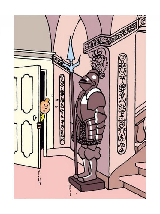 A4 Plastic Sleeve: Tintin Armour