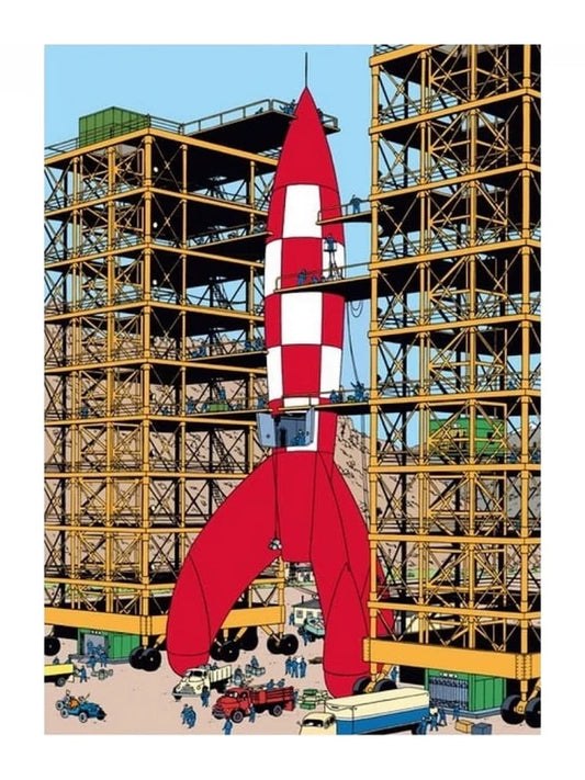 A4 Plastic Sleeve: Rocket Ground