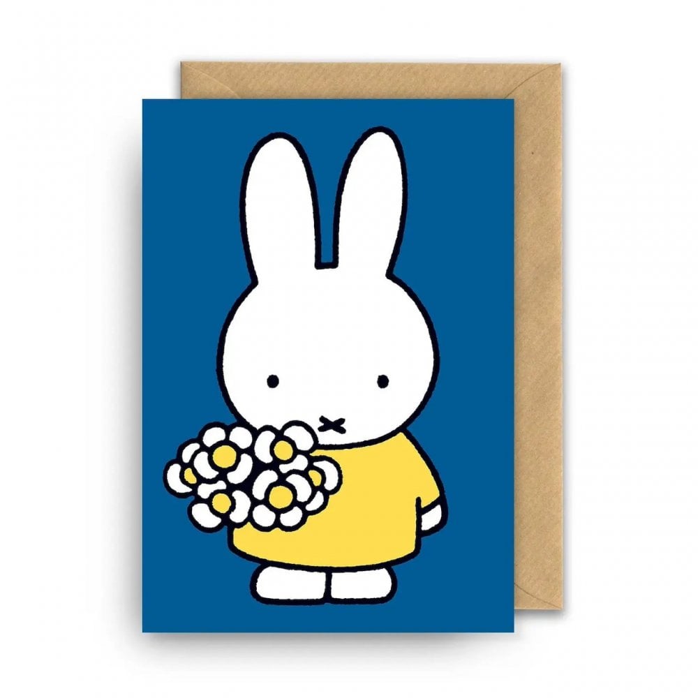 Miffy Flowers Mini Greeting Card — product front