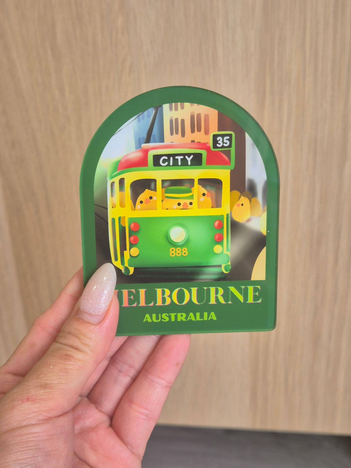 Melbourne Tram Fridge Magnet