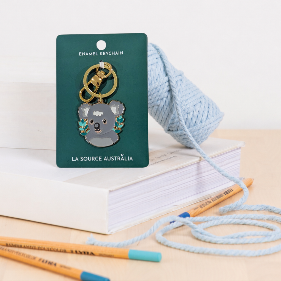 Koala Enamel Keychain