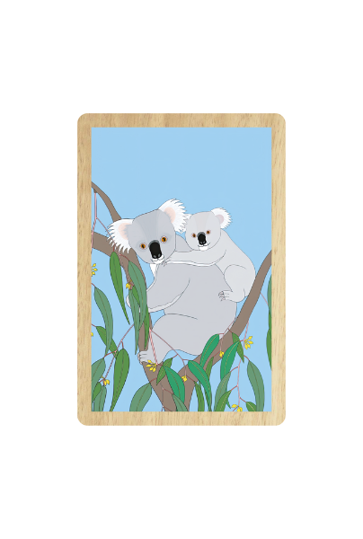 Koala Wooden Magnet