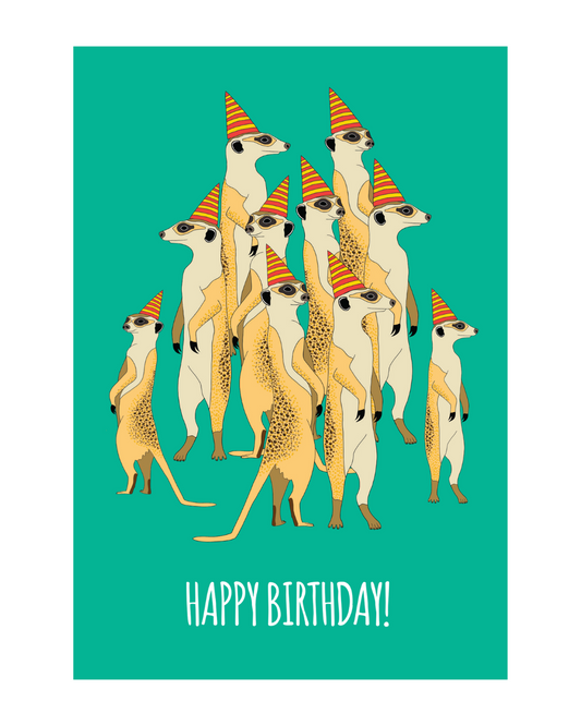 Meerkat Birthday Greeting Card