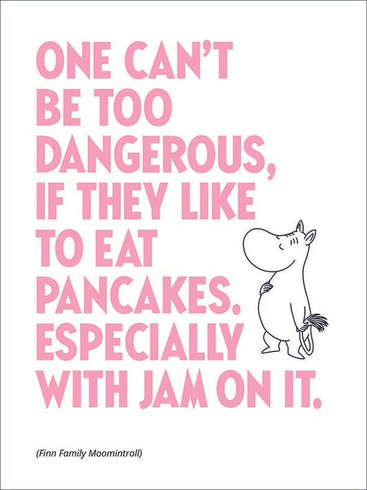 2-Fold Letterpress Card – Moomin “Pancakes”