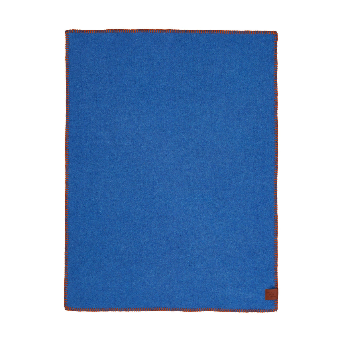 Klippan Cozy Baby blue-orange wool blanket official product image