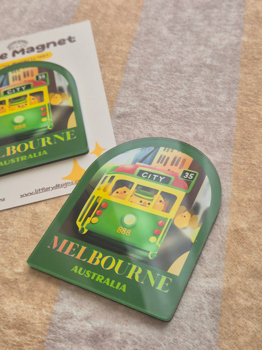 Melbourne Tram Fridge Magnet