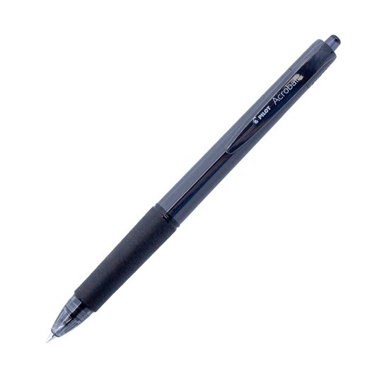 Black Pilot Acroball 150 ballpoint pen with black ink