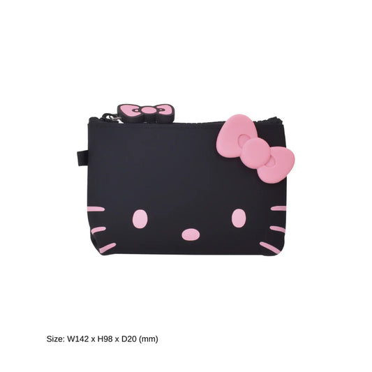 Hello Kitty Black Zipper Pouch