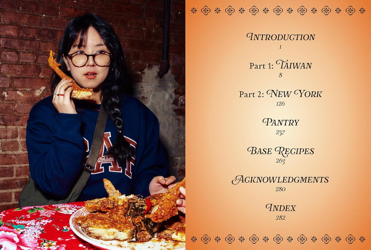 Taiwanese? cookbook introductory photo and contents spread