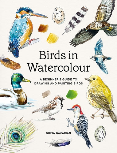 Birds in Watercolour by Sofia Gazarian book cover