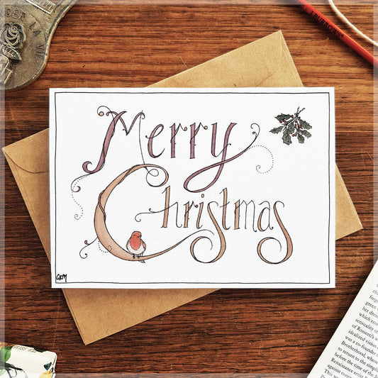 Christmas Robin - Christmas Card