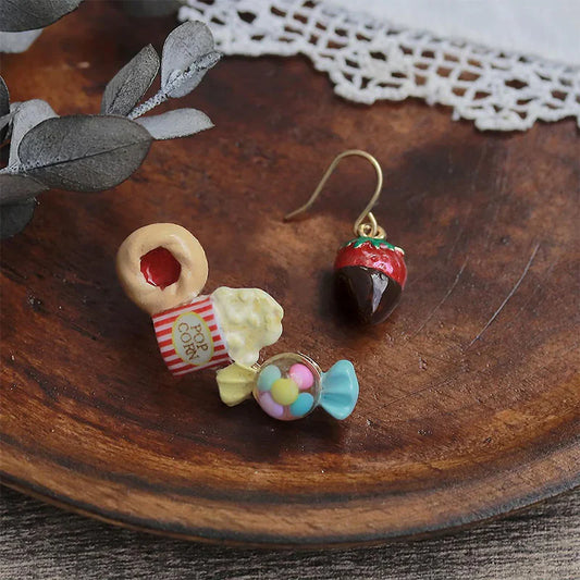 Ayatorie Snack Time Mismatched Earrings