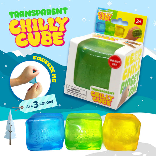 Chilly Cube Transparent 5.5cm Squishy