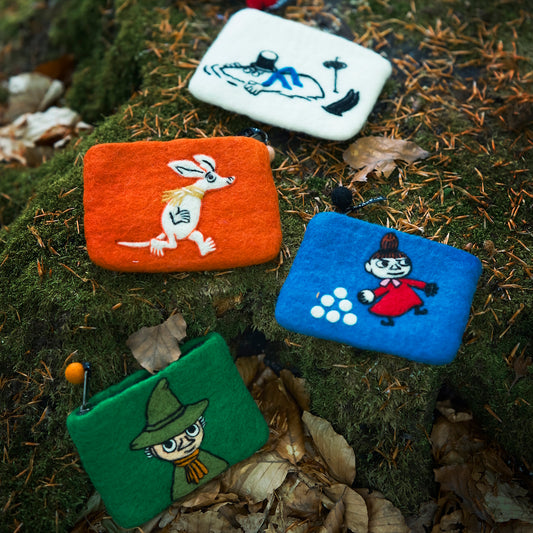 Snufkin Hand Felted Purse