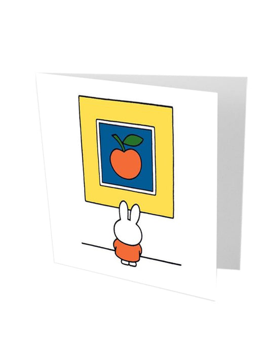 Miffy Art Galleries Apple Greeting Card