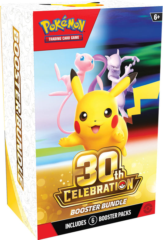 Front of Pokémon TCG 30th Celebration Booster Bundle