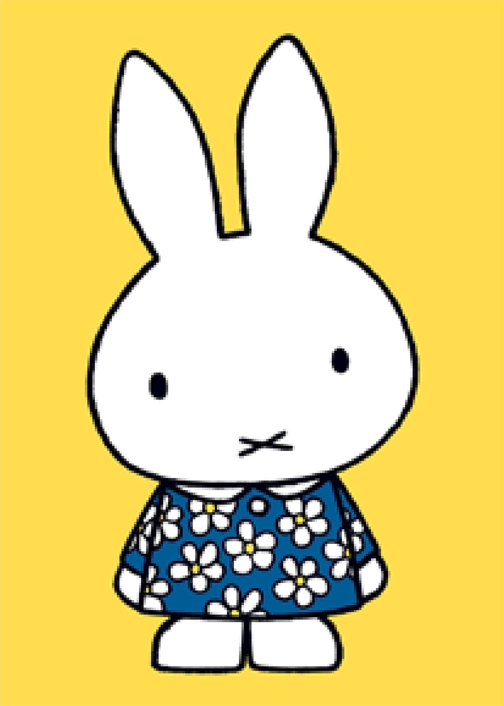 Miffy Flowery Dress Mini Greeting Card