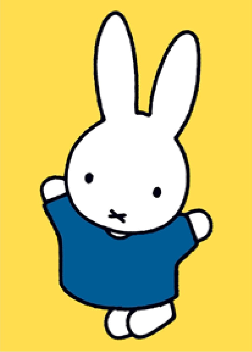 Miffy Jumping Mini Greeting Card