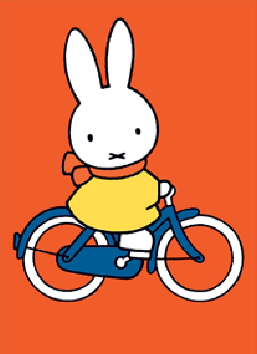 Miffy Bicycle Mini Greeting Card