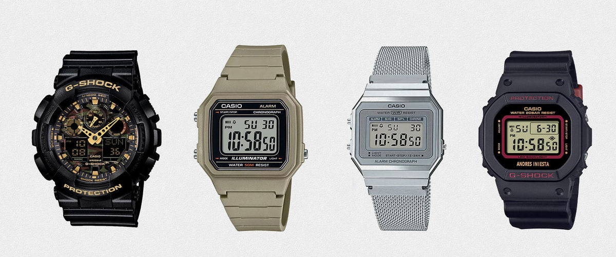 Casio watches collection at Mu Shop Melbourne