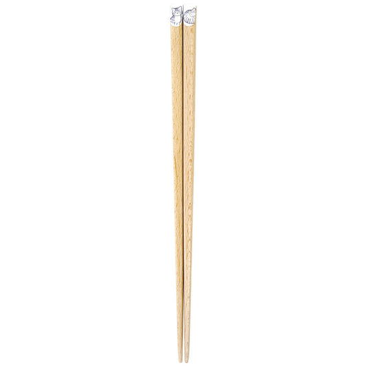 Tabby Cat Wooden Chopsticks 22.5cm