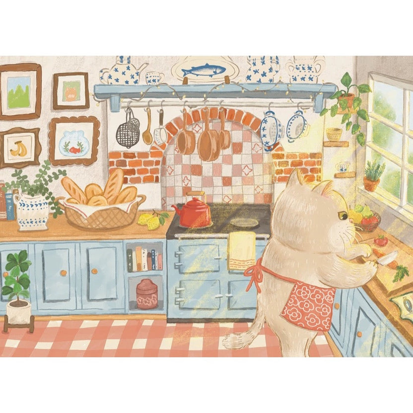 Cat in the Kitchen 500-Piece Puzzle