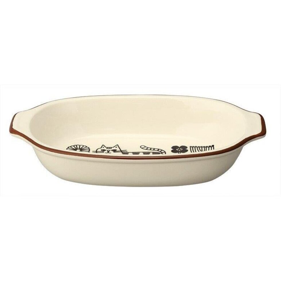 Fika Cat Oval Ovenware Dish 21cm – view 2