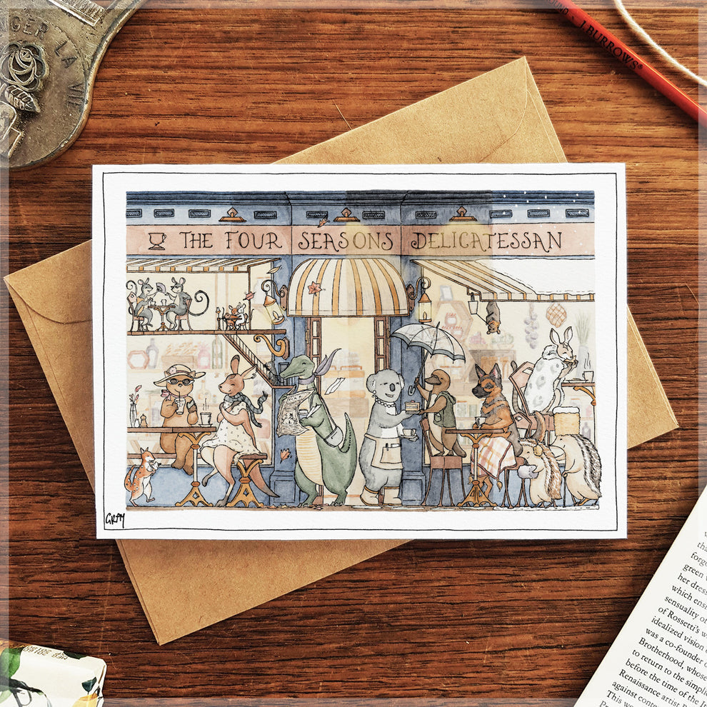 Four Seasons of Fitzroy Greeting Card