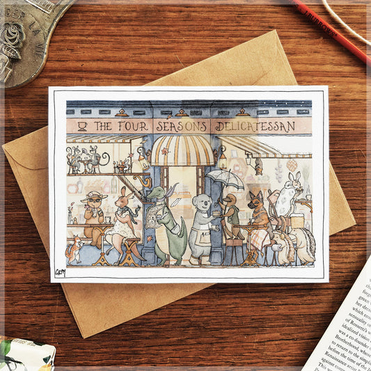 Four Seasons of Fitzroy Greeting Card