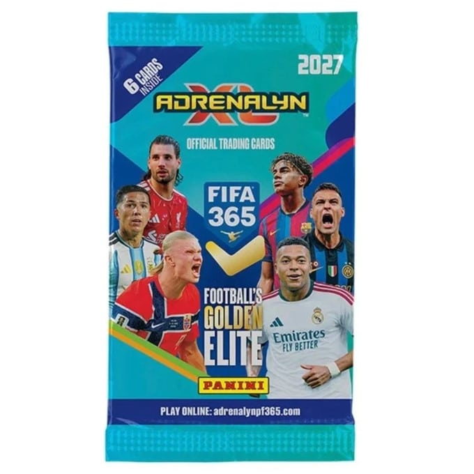 Panini FIFA 365 Adrenalyn XL 2027 Soccer Trading Cards Booster Pack