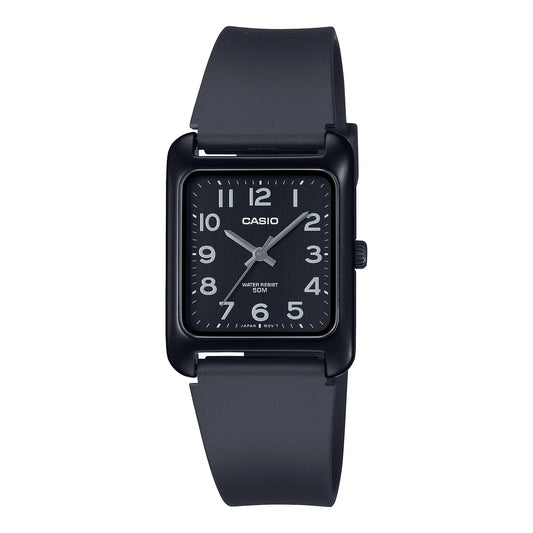 CASIO Standard GENTS ANALOGUE Black Wrist Watch - Mu Shop