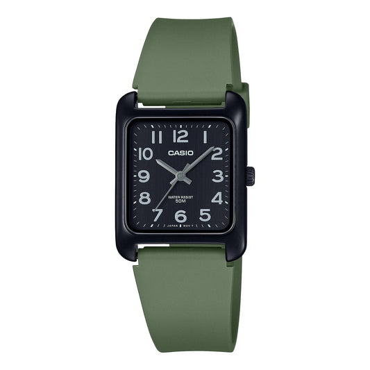 CASIO Standard GENTS ANALOGUE Green Wrist Watch - Mu Shop