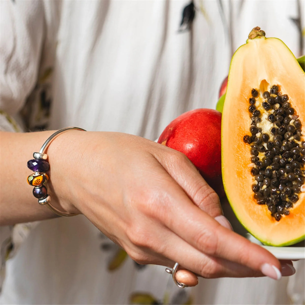 Papaya Bead