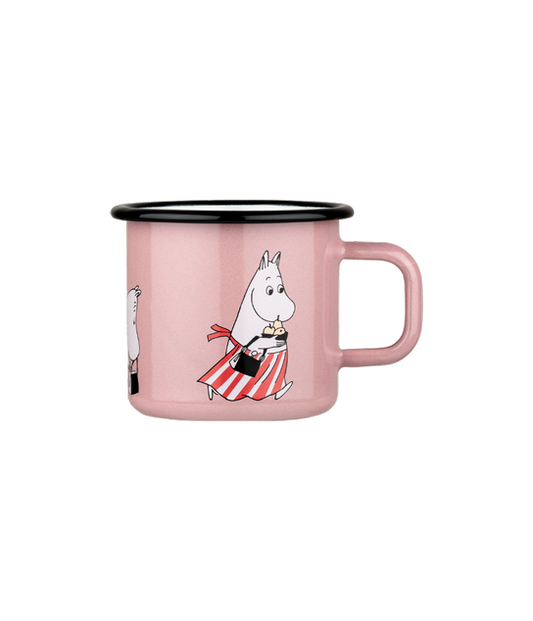Moominmamma Pink Enamel Mug 370ml