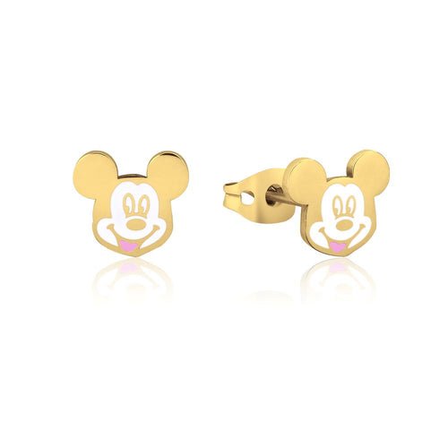 ECC DISNEY MICKEY MOUSE ENAMEL STUD EARRINGS - Mu Shop