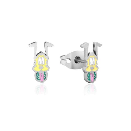 ECC DISNEY PLUTO ENAMEL STUD EARRINGS - Mu Shop