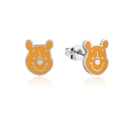 ECC DISNEY WINNIE THE POOH WINNIE THE POOH ENAMEL STUD EARRINGS - Mu Shop