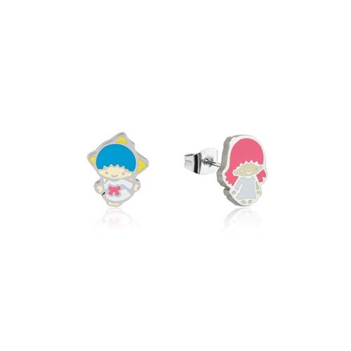 ECC SANRIO HELLO KITTY LITTLE TWIN STARS STUD EARRINGS - Mu Shop