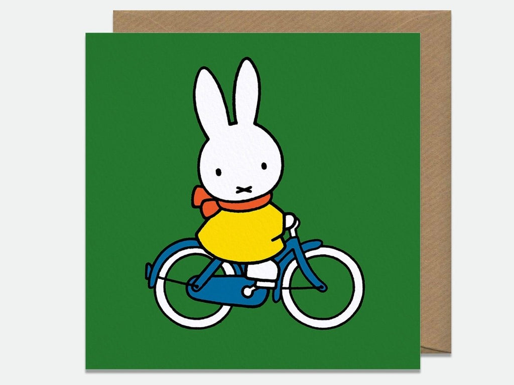 Miffy Bicycle Greeting Card