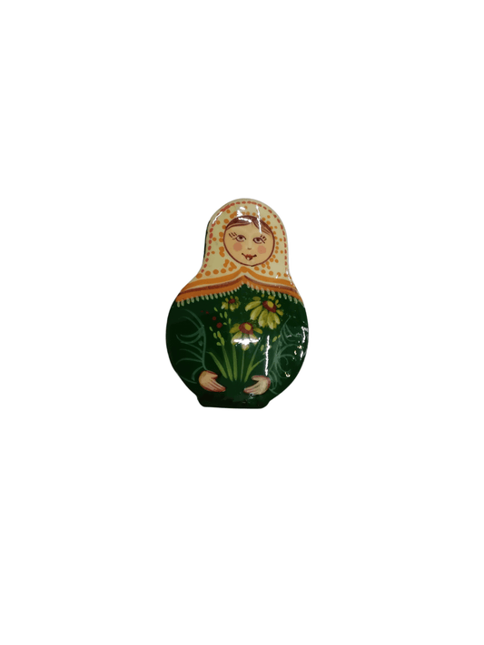Handmade Russian Matryoshka Doll Pin - Mu Shop