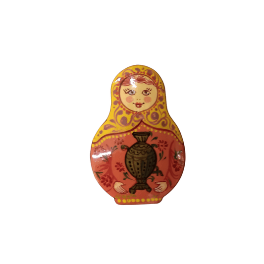 Handmade Russian Matryoshka Doll Pin - Mu Shop